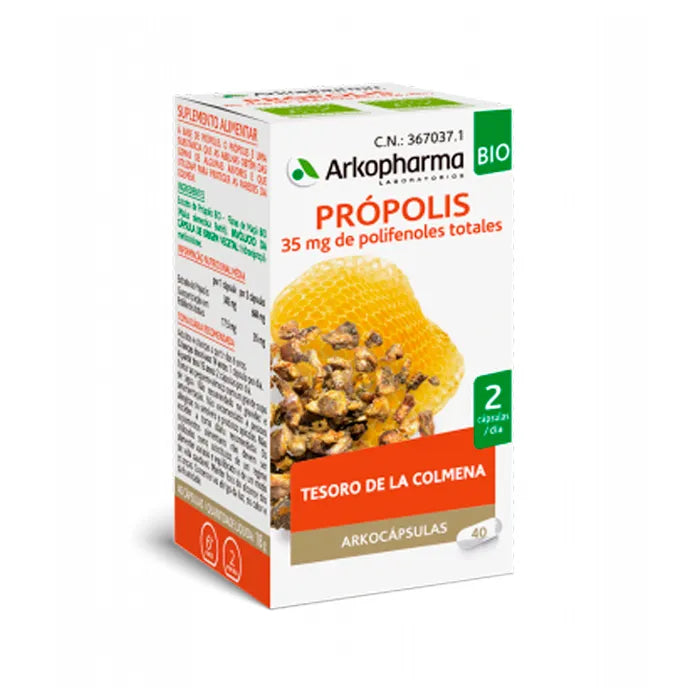 ARKOPHARMA ARKOPHARMA Arkocápsulas Propolis 40 Kapseln Nahrungsergänzung Kosmetik