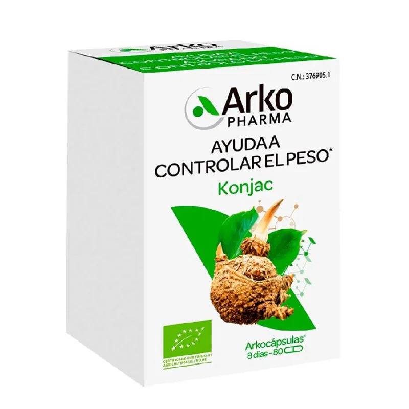 ARKOPHARMA ARKOPHARMA Arkokapseln Glucomannan 80 Kapseln Nahrungsergänzung Kosmetik