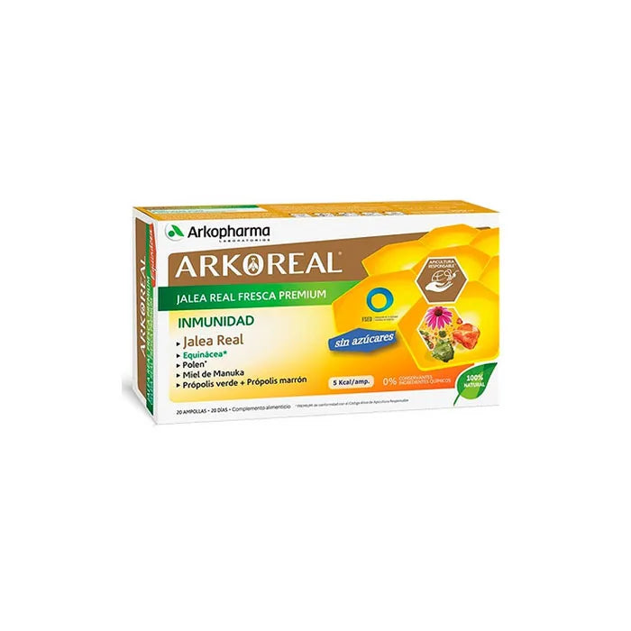 ARKOPHARMA ARKOPHARMA Arkoreal Gelee Royal Immunität Zuckerfrei Gelee Royal Nahrungsergänzung Kosmetik