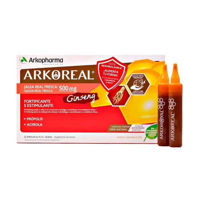 ARKOPHARMA ARKOPHARMA Arkoreal Gelée Royale und Ginseng 20 U Kapseln Kosmetik