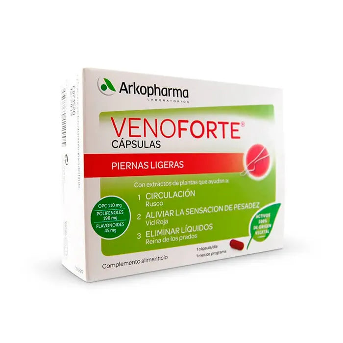 ARKOPHARMA ARKOPHARMA Venoforte 30 Kapseln Nahrungsergänzung Kosmetik