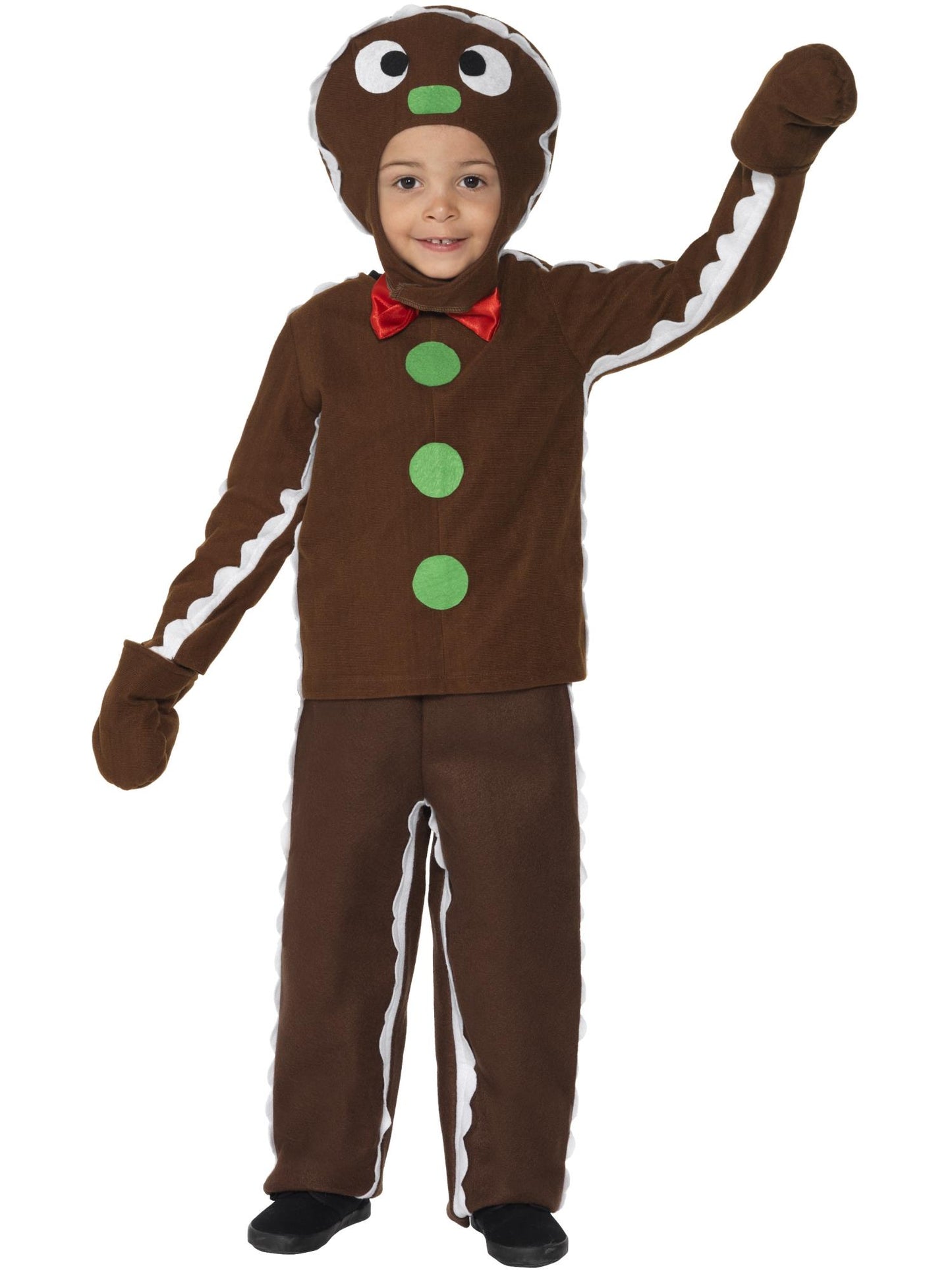 Smiffys XMASCHAR Little Gingerbread Man Costume, Brown CS für Unisex