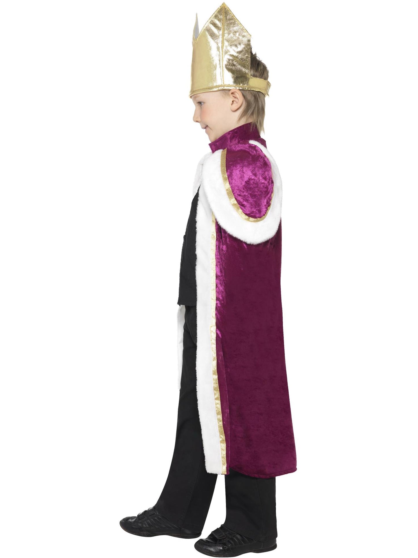 Smiffys NATIVITY Kiddy King/Queen Costume, Purple CS für Unisex