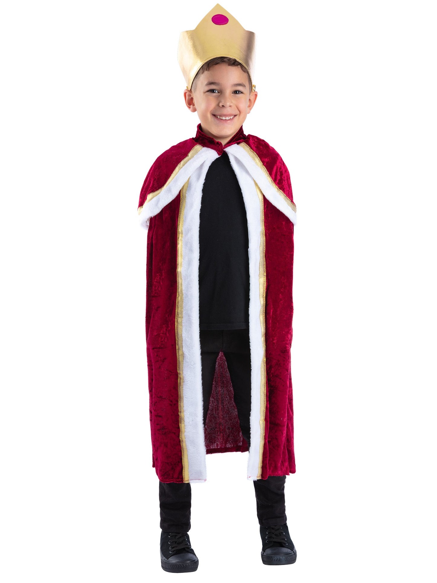 Smiffys NATIVITY Kiddy King/Queen Costume, Purple CS für Unisex