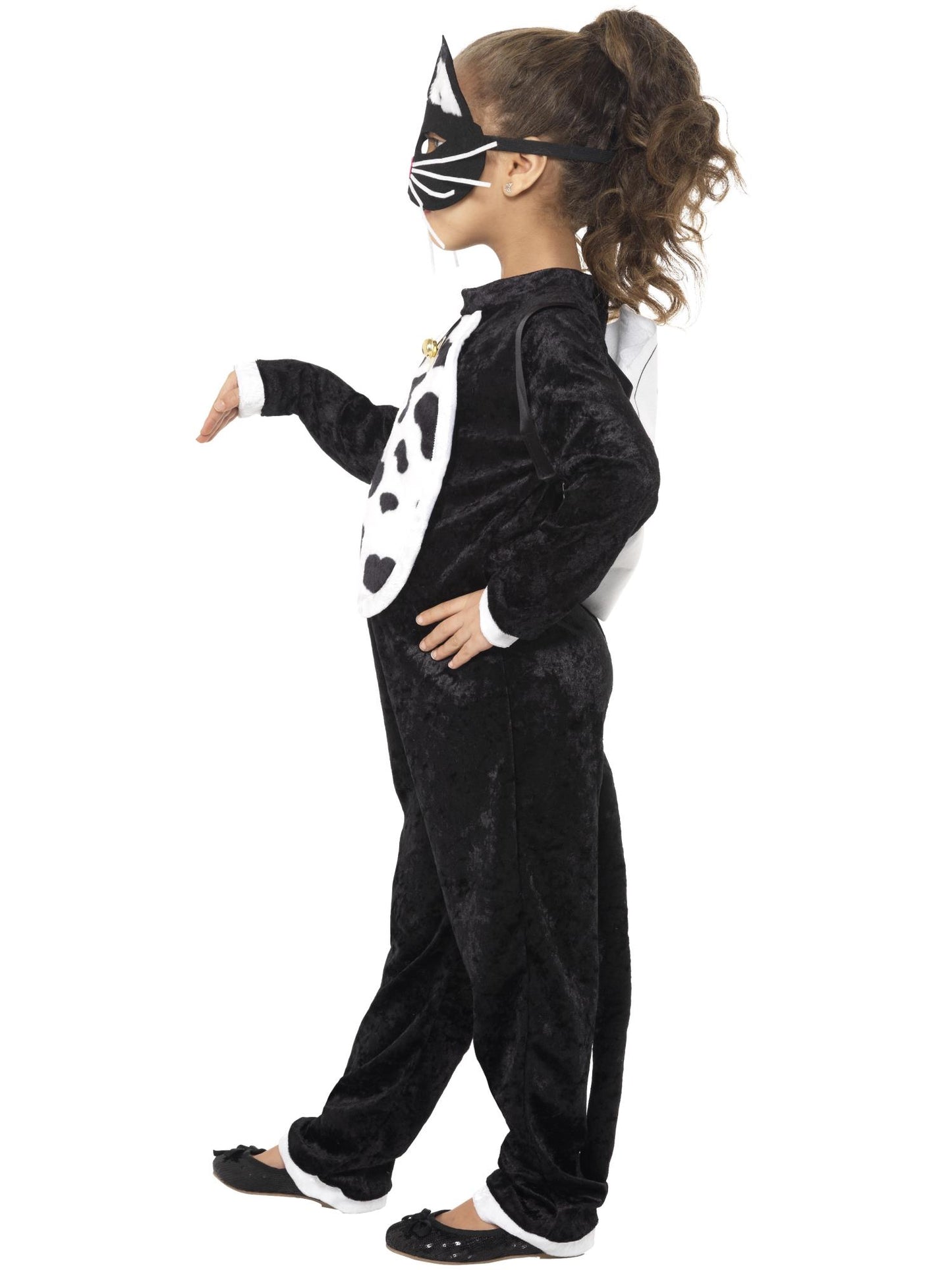 Smiffys Cat Costume, Black CS für Mädchen
