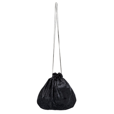 Boland Schwarzer Beutel 24x25cm mit Band für Kostüme