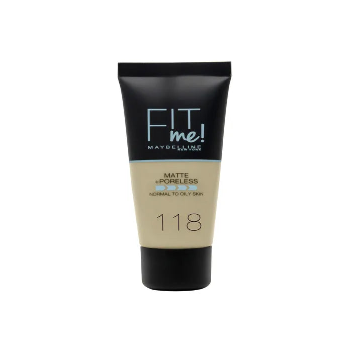 MAYBELLINE MAYBELLINE Fit Me Matte + Poreless Foundation 118 Nude 30 ml