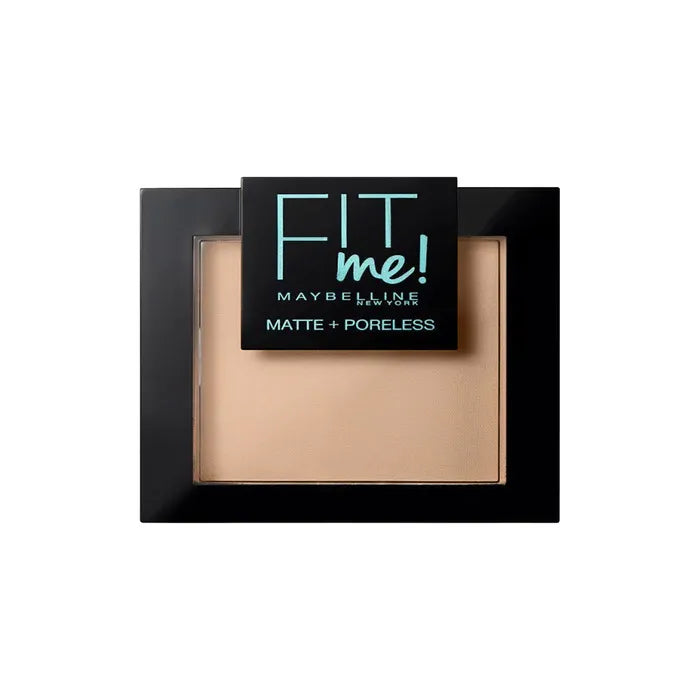 MAYBELLINE Maybelline Fit Me Matt & Poreless Puder 130 Buff Beige für ein mattes Finish