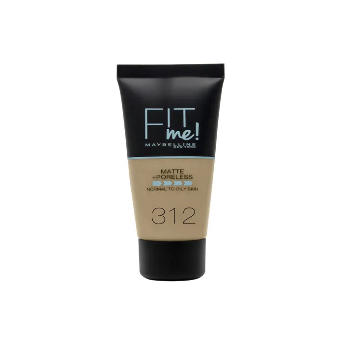 MAYBELLINE Maybelline Fit Me Matte + Poreless Foundation 312 Golden 30 ml
