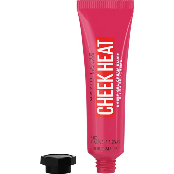 MAYBELLINE MAYBELLINE Cheek Heat Gel-Cream Blush Rouge 25 Fuchsia Spark Gelrouge