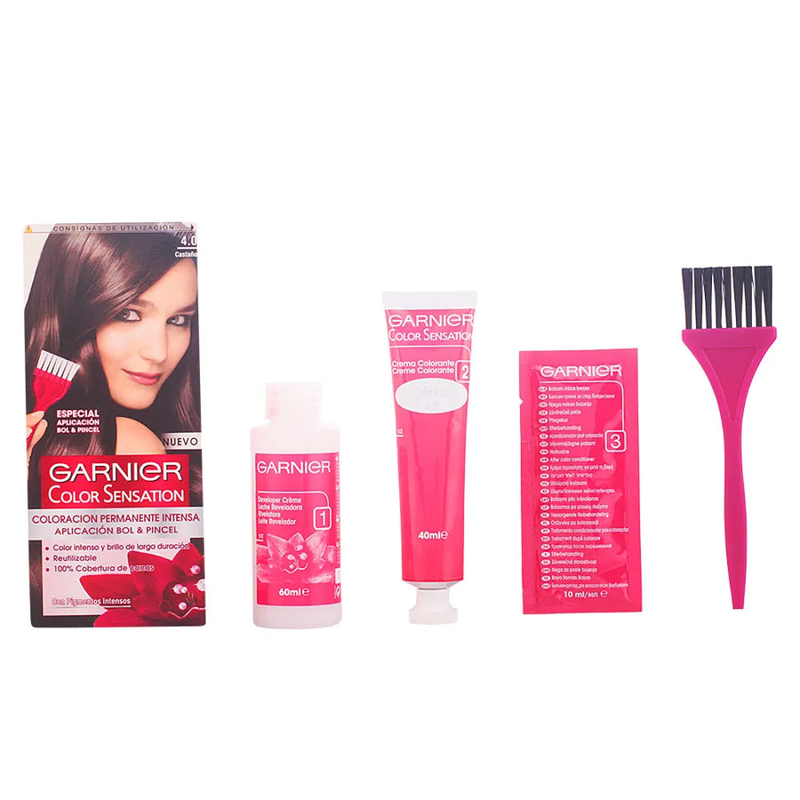 GARNIER GARNIER Color Sensation Haarfarbe 4 Braun dauerhaft intensive Farbnuance Kosmetik