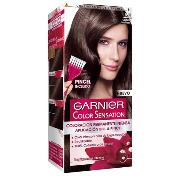 GARNIER GARNIER Color Sensation Haarfarbe 5 Castaño Luminoso Braun Kosmetik