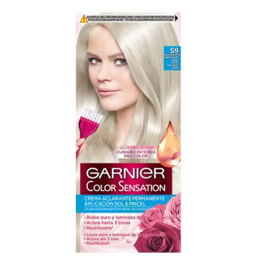 GARNIER Color Sensation Haarfarbe S9 Platinum Ash Blonde Kosmetik