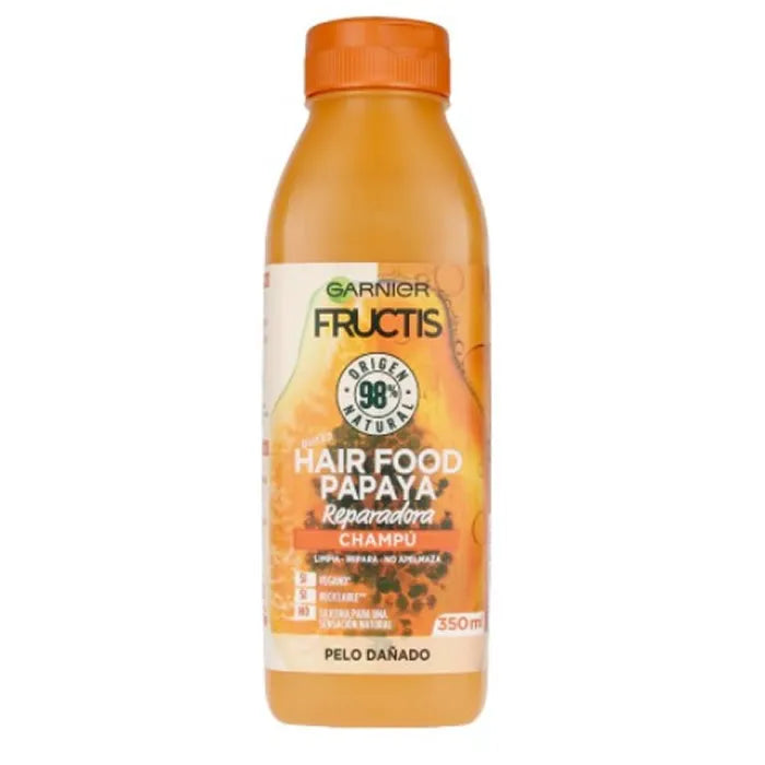 GARNIER GARNIER Fructis Hair Food Papaya Shampoo 350 ml Reparieren Sie