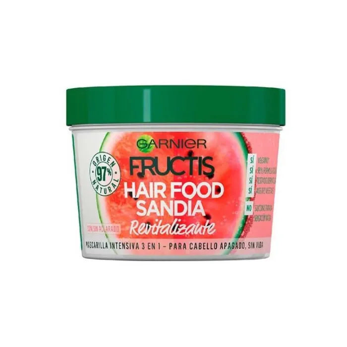 GARNIER GARNIER Fructis Hair Food Wassermelone Haarmaske 390 ml Revitalizing Mask Haarpflege