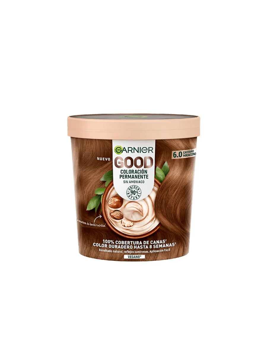 GARNIER GARNIER Good Coloración Permanente Haarfarbe 6,0 Castaño Mocaccino 1 Stück Kosmetik