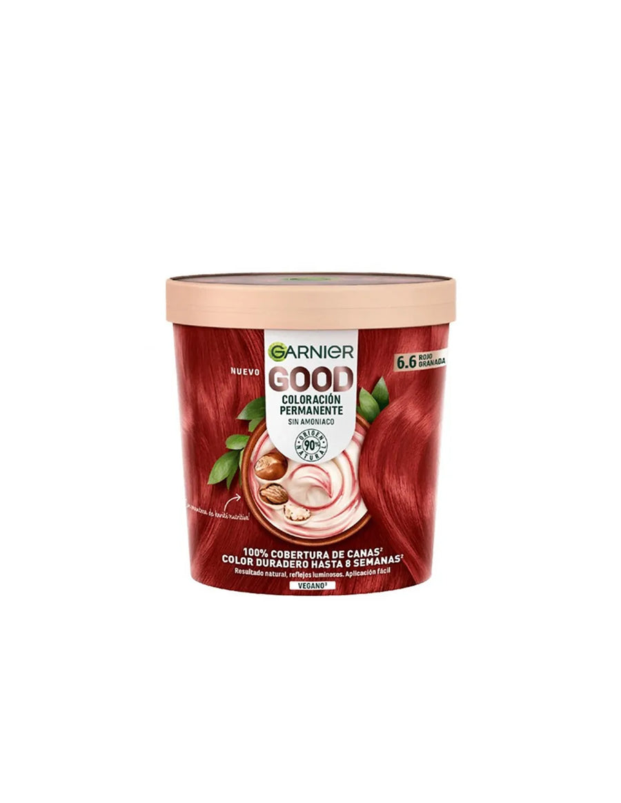 GARNIER GARNIER Good Coloración Permanente Haarfarbe 6,6 Rojo Granada 1 Stück Kosmetik