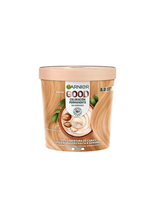 GARNIER GARNIER Good Coloración Permanente Haarfarbe 8,0 Rubio Miel 1 Stück Kosmetik