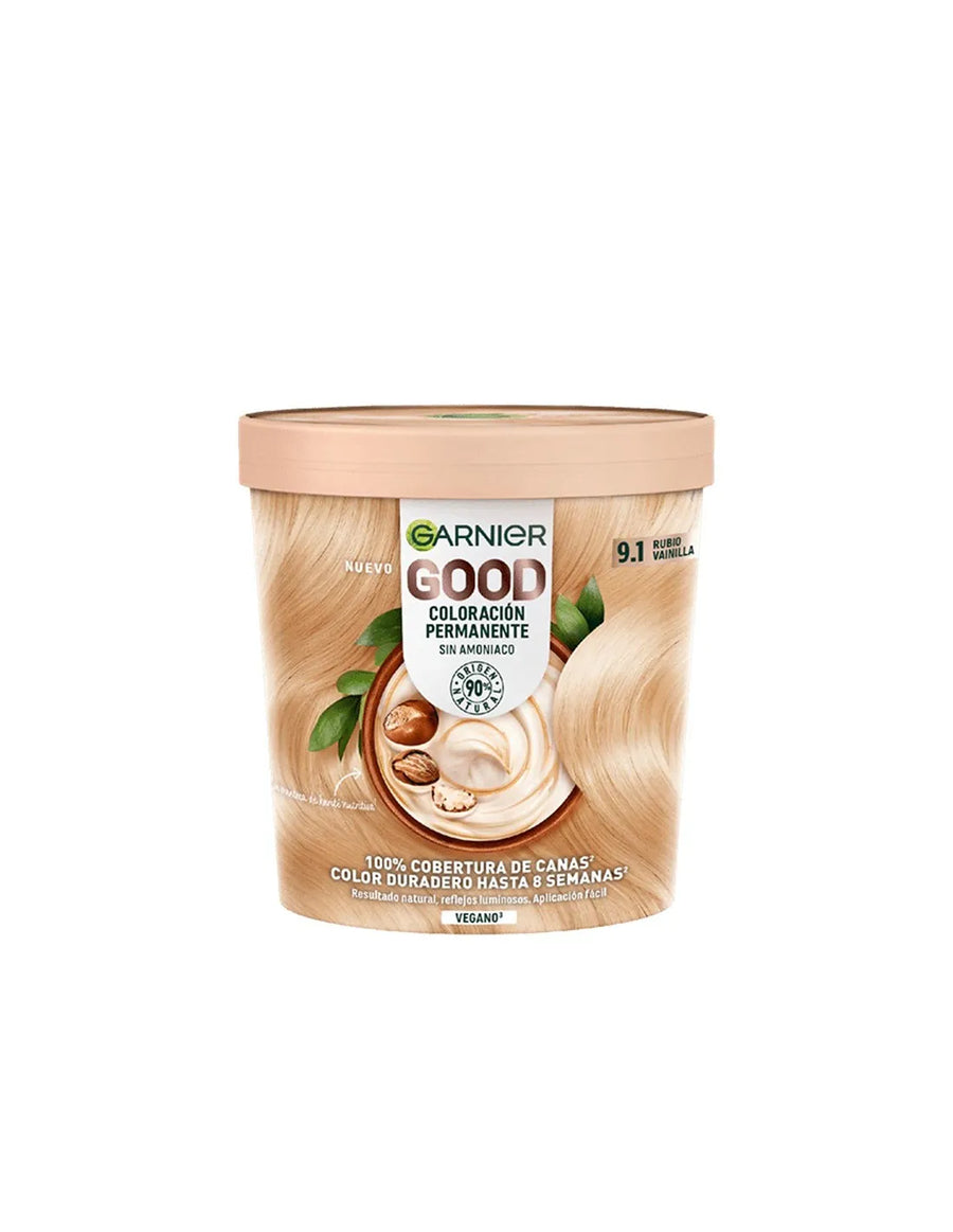 GARNIER GARNIER Good Coloración Permanente Haarfarbe 9,1 Rubio Vainilla 1 Stück Kosmetik