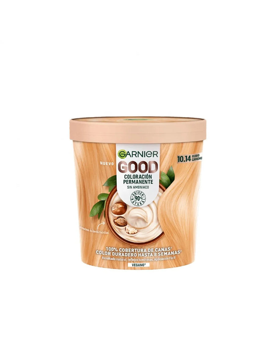 GARNIER GARNIER Good Coloración Permanente Haarfarbe 10,14 Rubio Camomila 1 Stück Kosmetik