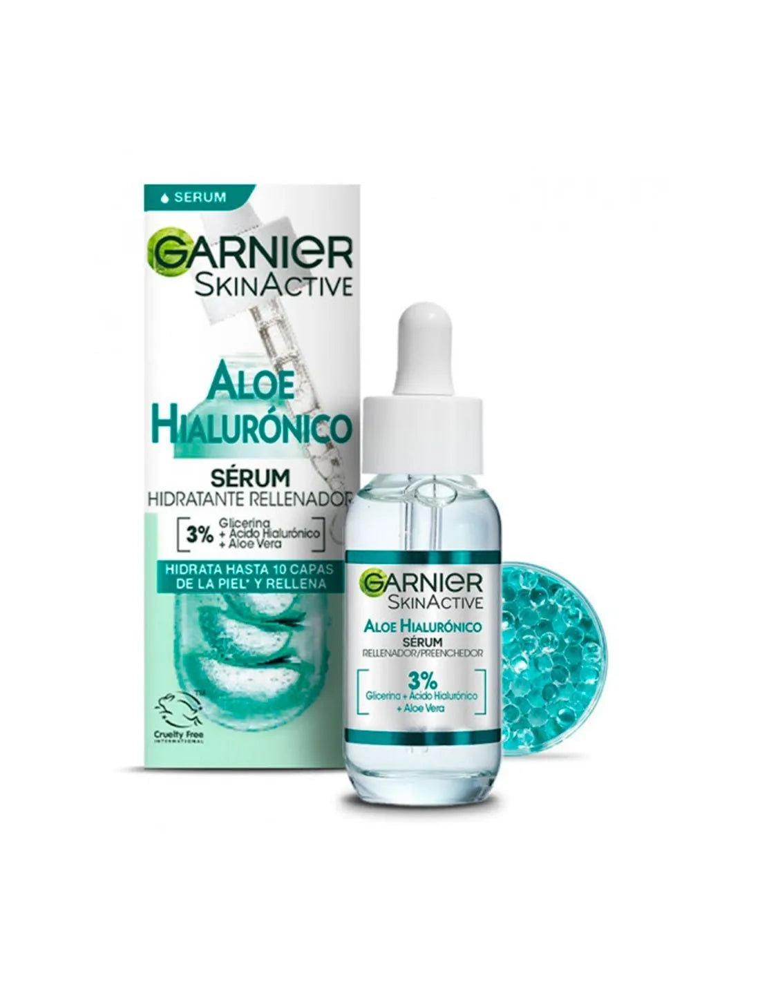 GARNIER GARNIER Skinactive Aloe Hialurónico Serum 30 ml Gesichtspflege Kosmetik