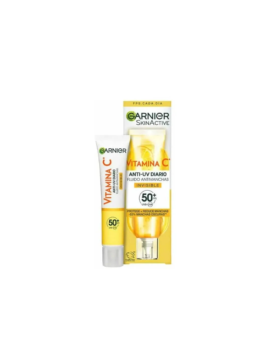 GARNIER GARNIER Skinactive Vitamin C Fluido Antimanchas SPF 50 Sonnenschutz 40 ml Kosmetik