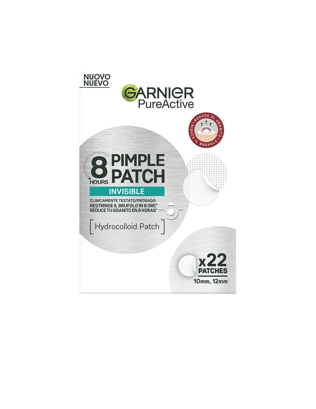 GARNIER GARNIER Pure Active Unsichtbare Anti-Pickel Pflaster 22 Stück Kosmetik