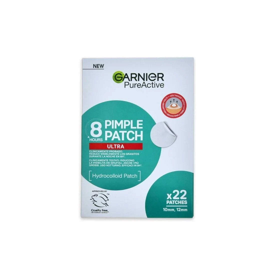 Garnier Pure Active Pimple Patch 8h 22 Stück