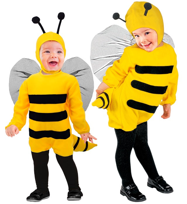 Bienen-Kopfbedeckung für Fasnacht und Karneval mit gelb-schwarzem Design