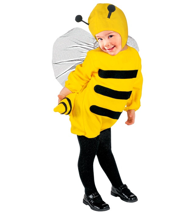 Bienen-Kopfbedeckung für Fasnacht und Karneval mit gelb-schwarzem Design