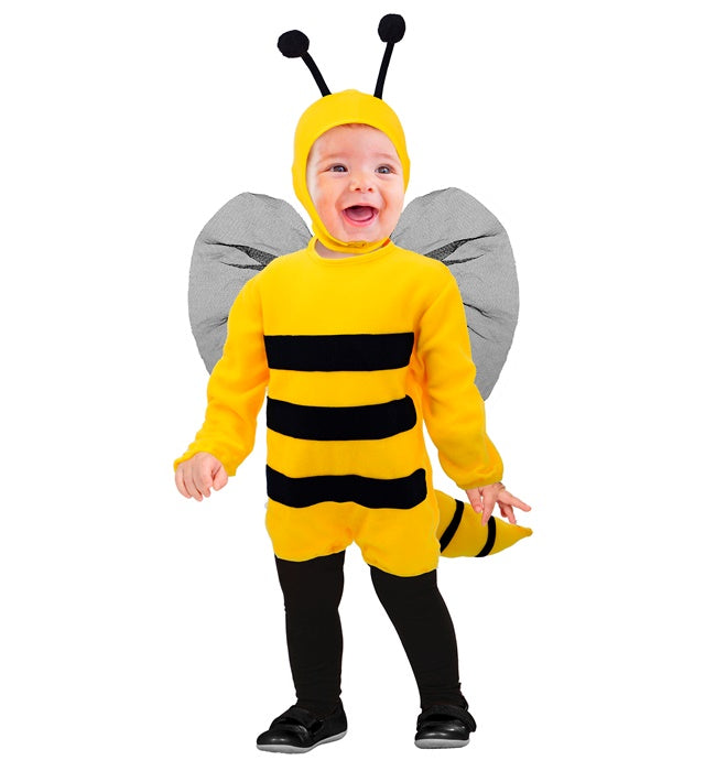 Bienen-Kopfbedeckung für Fasnacht und Karneval mit gelb-schwarzem Design