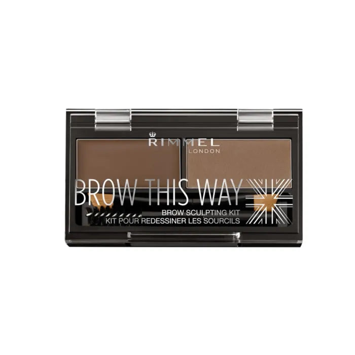 RIMMEL LONDON RIMMEL LONDON Brow This Way Augenbrauen Sculpting Kit 002 Mid Brown Kosmetik
