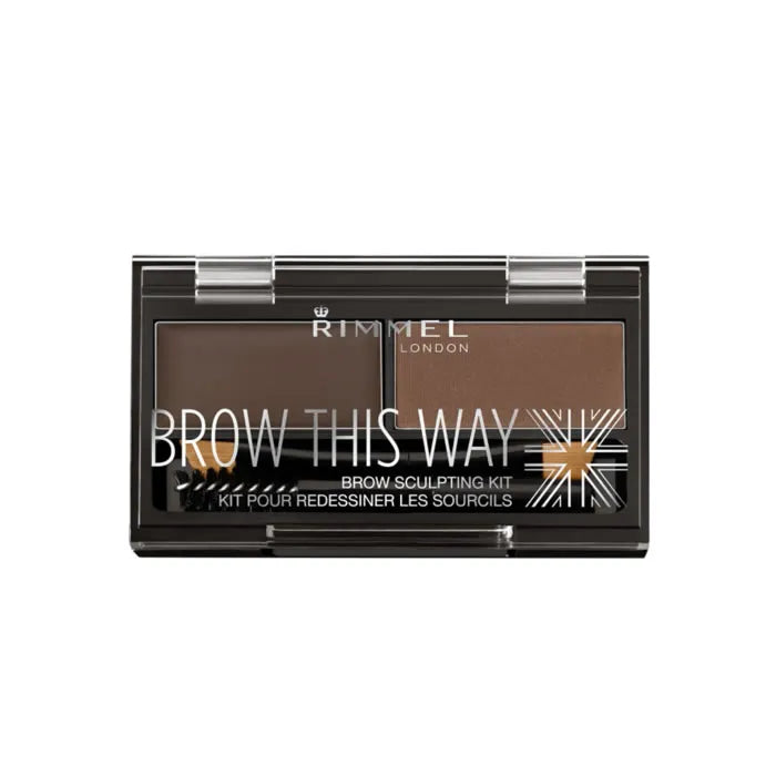 RIMMEL LONDON RIMMEL LONDON Brow This Way Augenbrauen Sculpting Kit 003 Dark Brown Kosmetik