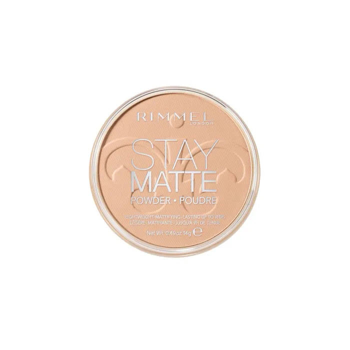 RIMMEL LONDON RIMMEL LONDON Stay Matte Pressed Powder Puder 005 Silky Beige mattierend