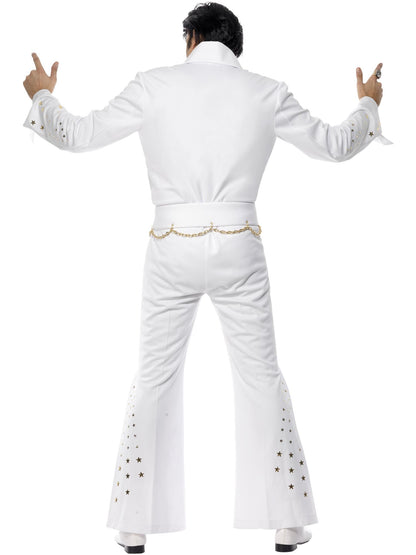 Smiffys Elvis American Eagle Kostüm für Herren in Weiss – Detailansicht