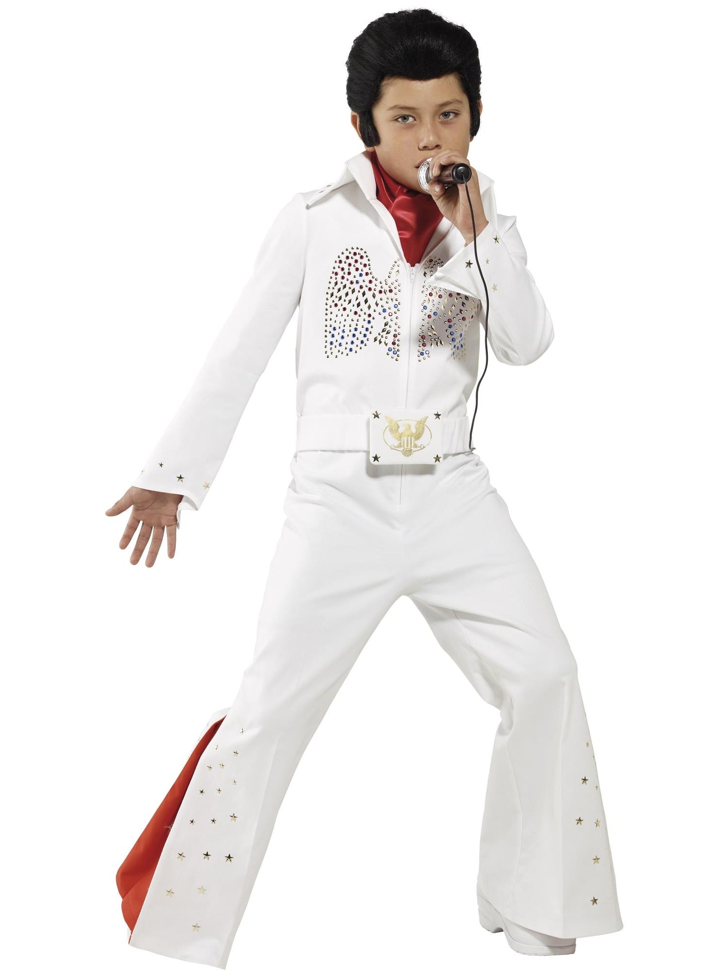 Smiffys ELVISPRES Elvis Costume, White CS für Jungen