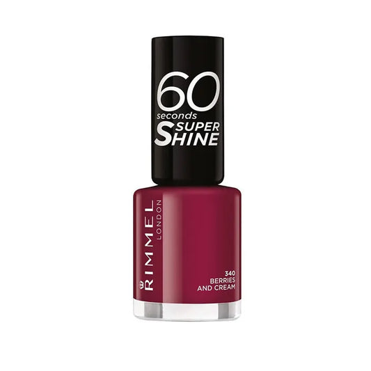 RIMMEL LONDON Rimmel London 60 Seconds Super Shine Nagellack 340 Berries And Cream Nagelpflege