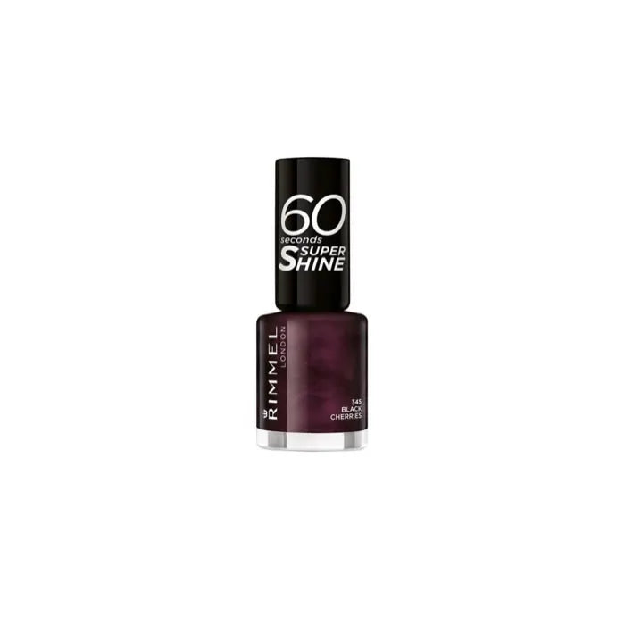 Rimmel 60 Seconds Super Shine 345 Black Cherries