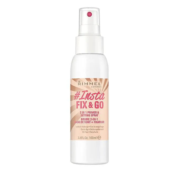 RIMMEL LONDON Rimmel London Lasting Finish Fix y Go 2 in 1 Primer und Setting Spray 100 ml Kosmetik