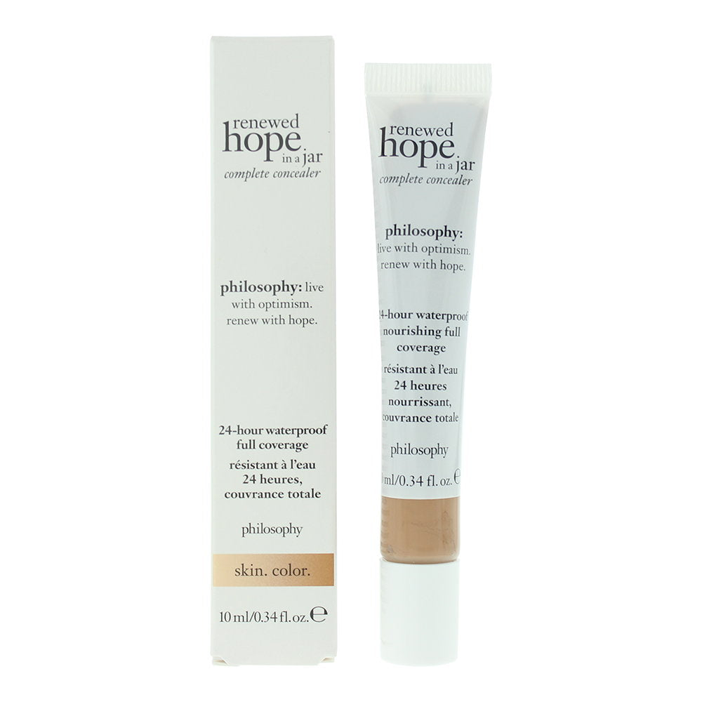 Philosophy Philosophy, Renewed Hope In A Jar, Wasserdicht, Vollständige Abdeckung, Flüssig-Concealer, 6,5, Bräune, 10 ml Regu