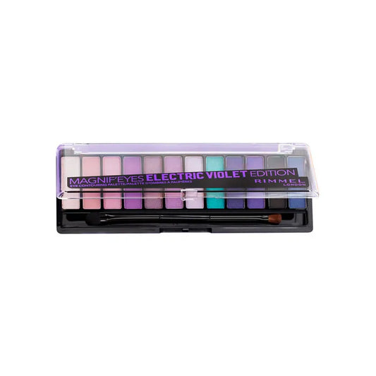 RIMMEL LONDON Rimmel London Magnif'eyes Lidschattenpalette 008 Electric Violet 12 Farben
