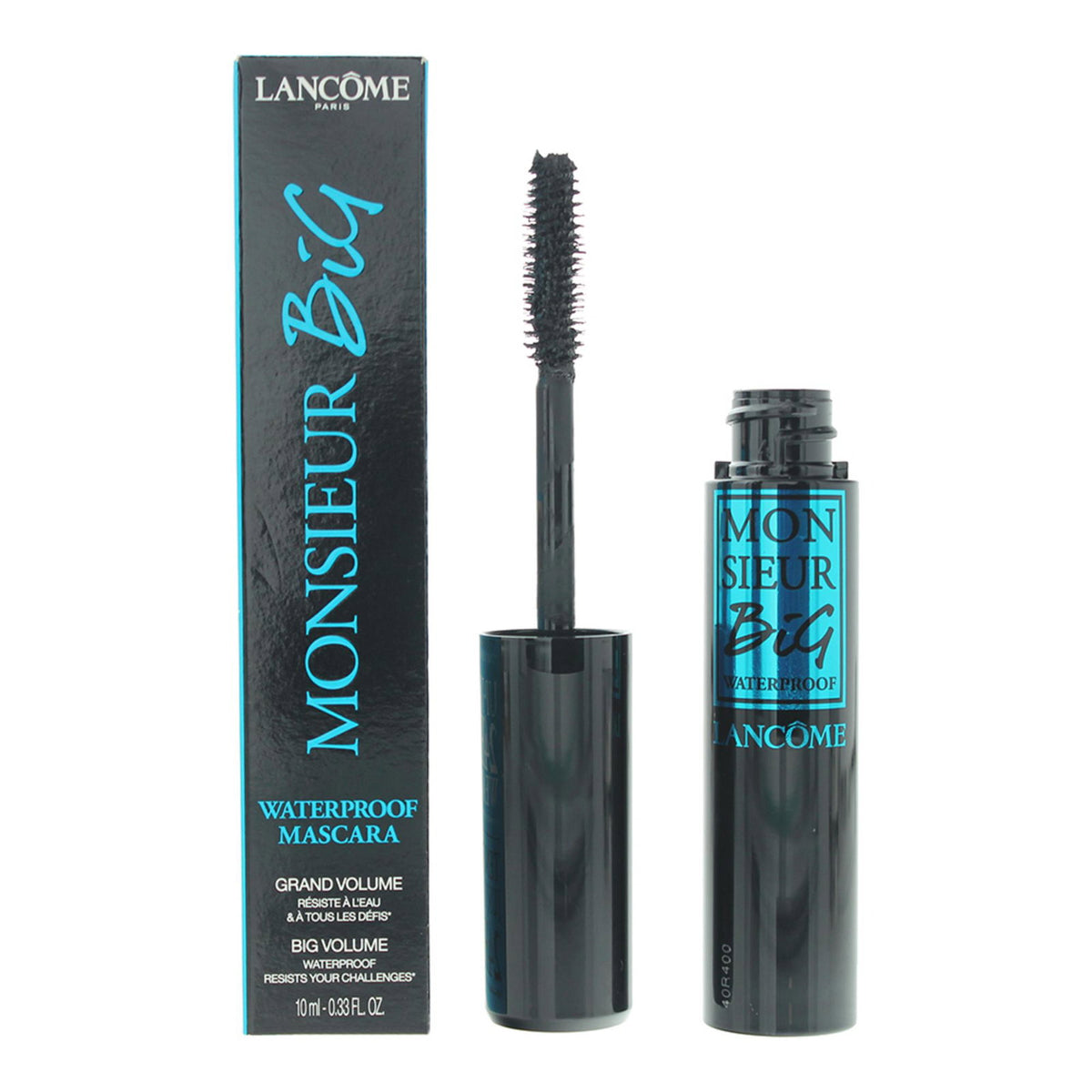Lancome, Monsieur Big, Wasserdicht, Volumenverstärkend, Wimperntusche, 01, Schwarz, 10 ml