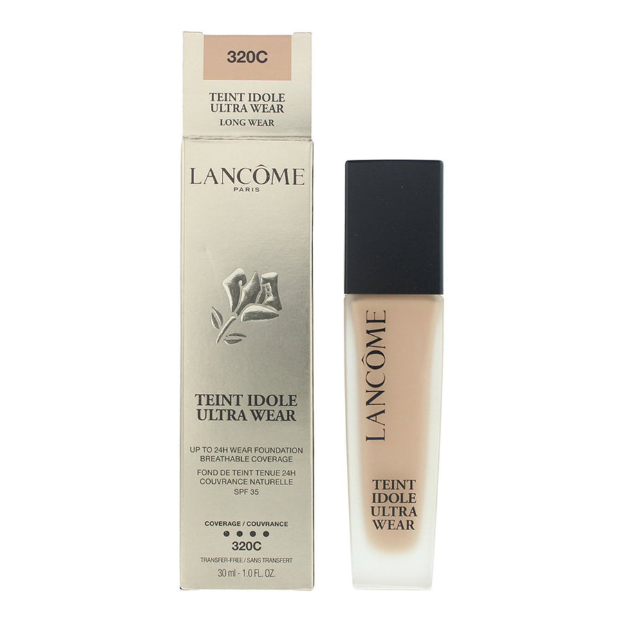 Lancome, Teint Idole Ultra Wear, Natürliche Abdeckung, Flüssige Grundierung, 320C, SPF 35, 30 ml
