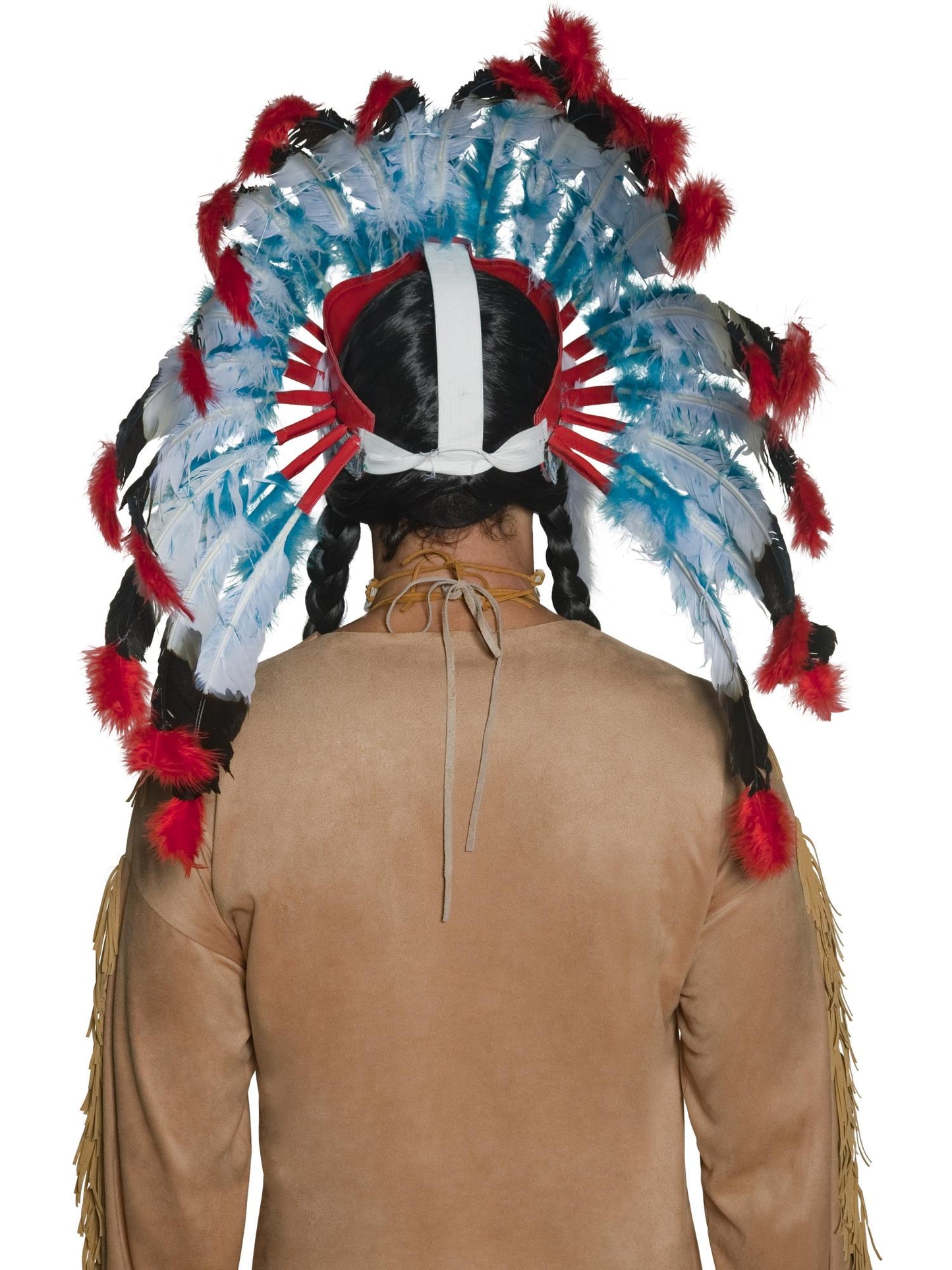 Smiffys Native American Inspired Headdress, Blue HA für Herren