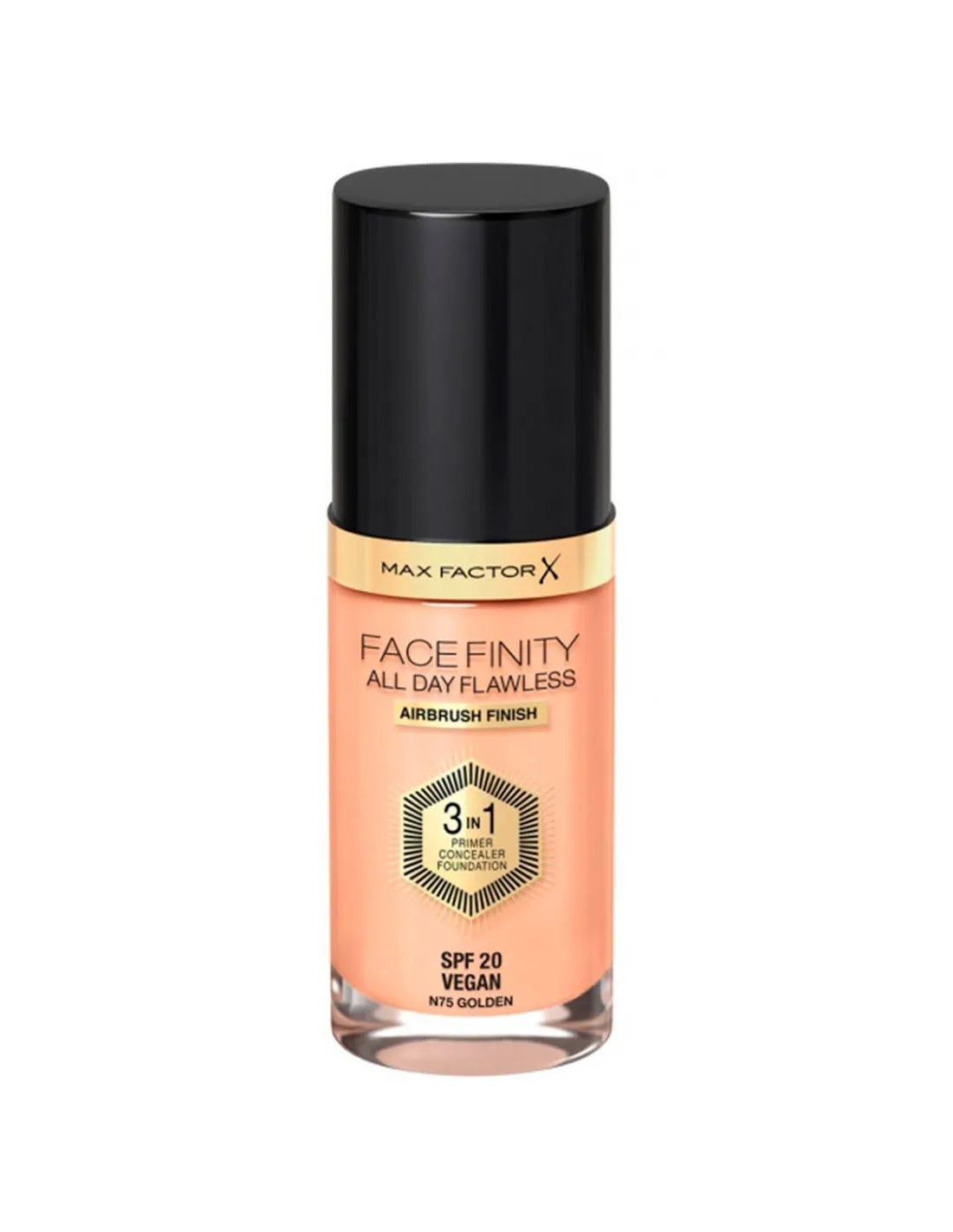 MAX FACTOR Max Factor Facefinity 3in1 Primer Concealer und Foundation 75 Golden 30 ml