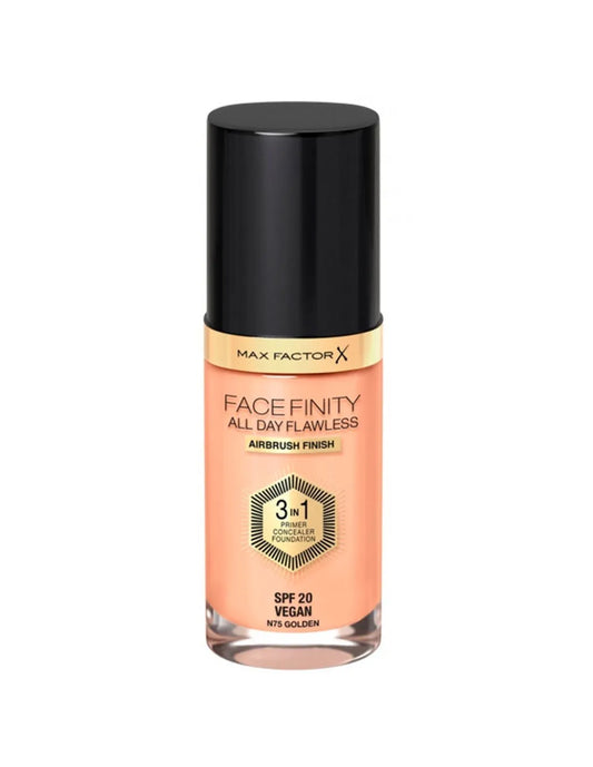 MAX FACTOR Max Factor Facefinity 3in1 Primer Concealer und Foundation 75 Golden 30 ml