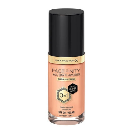 Max Factor Facefinity 3-in-1 Foundation 77 Soft Honey 30 ml