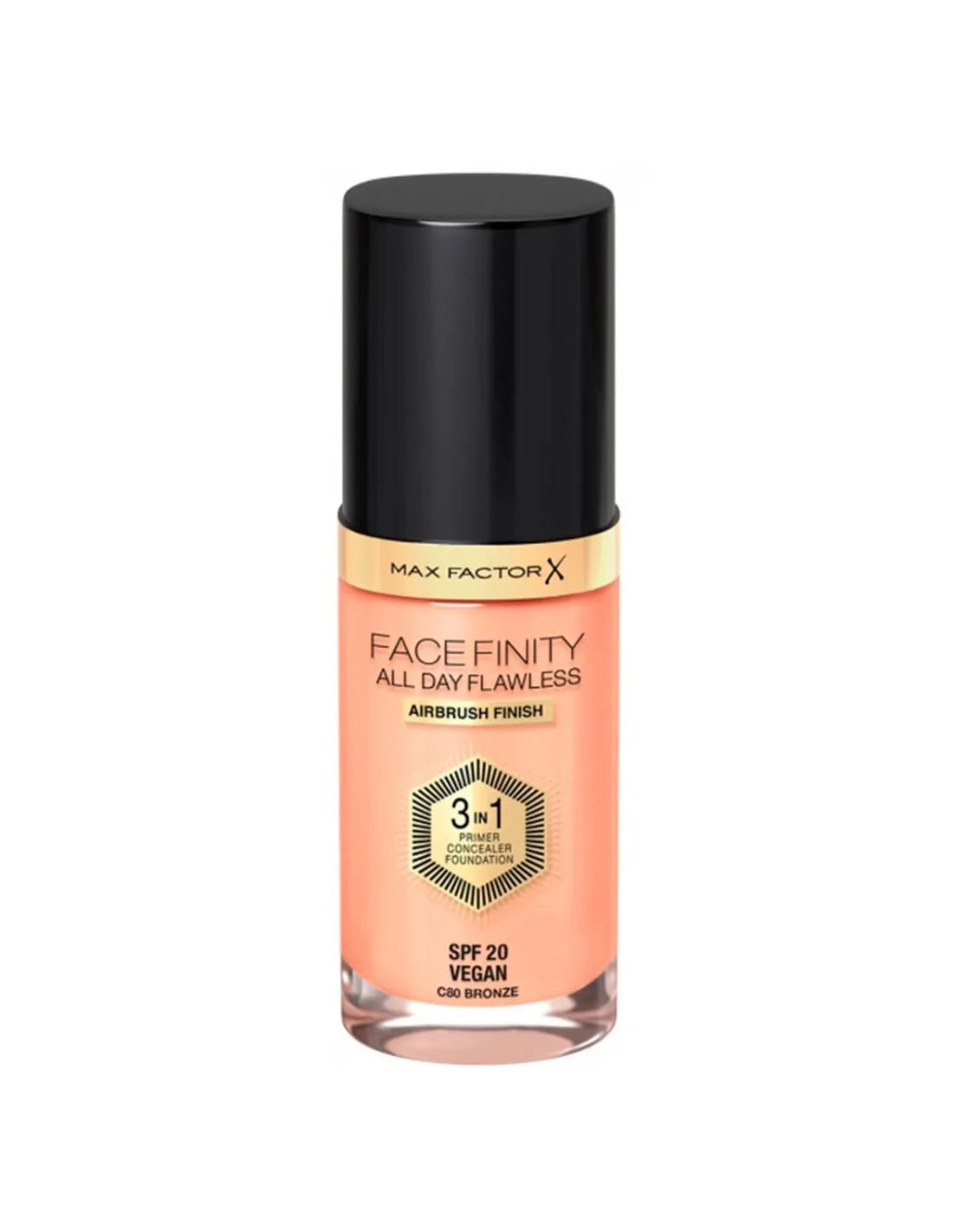 MAX FACTOR Max Factor Facefinity 3in1 Primer Concealer und Foundation 80 Bronze 30 ml