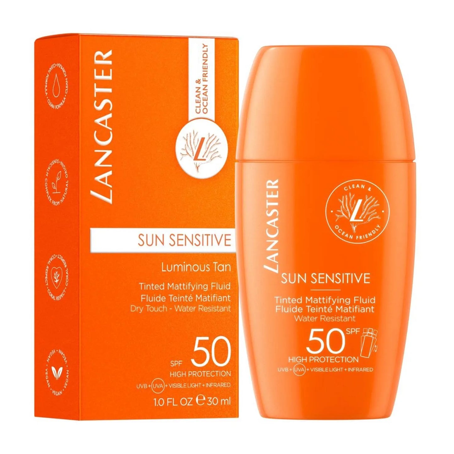 LANCASTER LANCASTER Sun Sensitive Fluido Bronceador Luminoso SPF 50 30 ml Sonnenschutzfluid Sonnenpflege