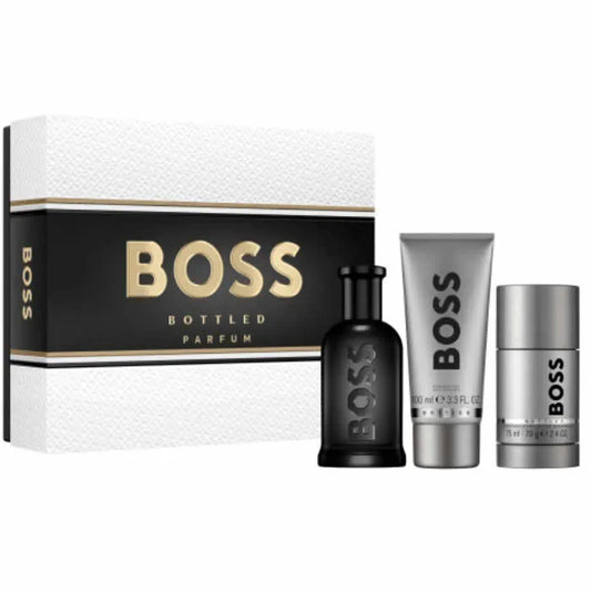 HUGO BOSS HUGO BOSS Boss Bottled Eau de Parfum Spray 100 ml Set 3 Artikel Parfüm